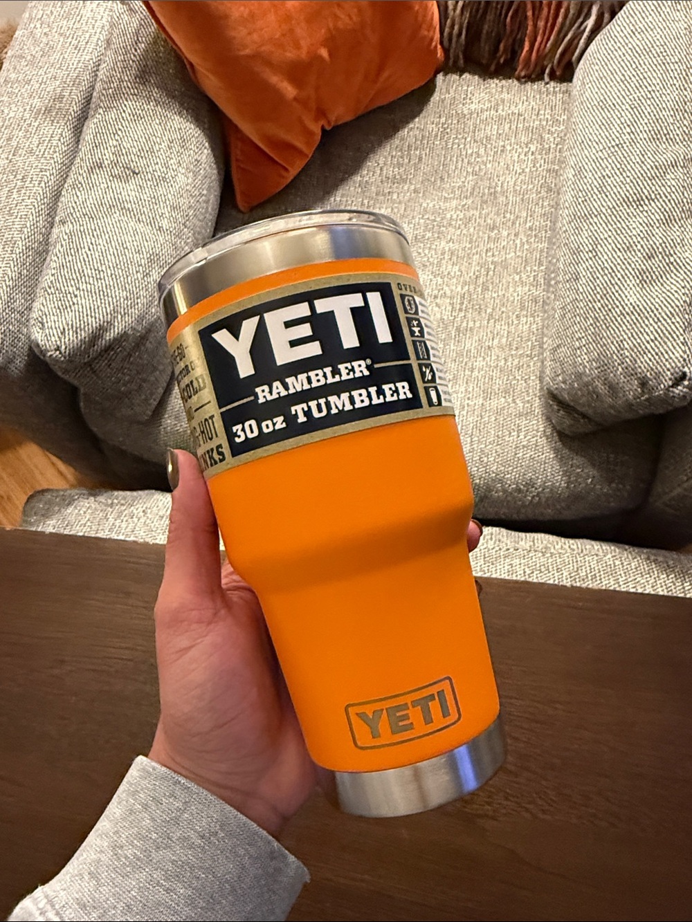 Yeti Rambler 30oz King Crab Orange 🦀